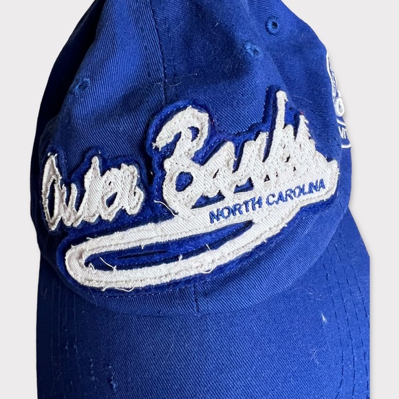 OBX Outer Banks Unisex Distressed Baseball Cap Hat Strapback Curved Brim Lucky 7 - Picture 6 of 12